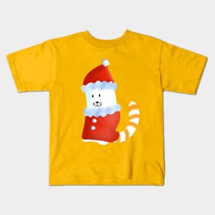 Cat Christmas  , Christmas funny gnomes Cute Merry Christmas Gift Sticker celebration  concept Kids T-Shirt